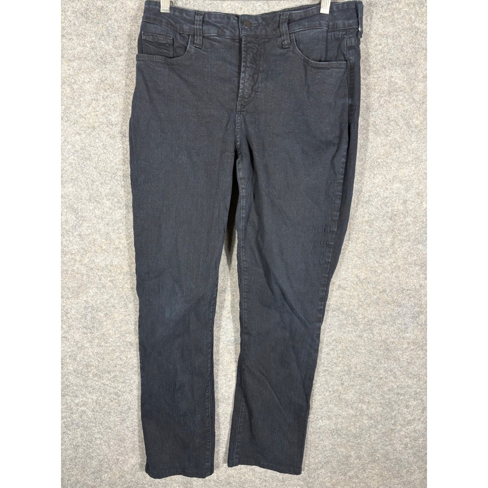NYDJ Skinny Jeans Women's Size 10 Black Stretch‎ Cotton Blend Pants